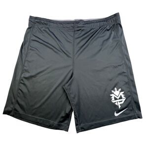 Vintage NIKE Manny Pacquiao Pac-Man Shorts S Gray Boxing Dri-Fit Drawstring